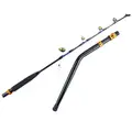 FJORD Boat Telescopic Saltwater Fishing Rod Slow Action Super Hard Carbon Fiber EVA Handle 60g 1.65m for Stream & River Use - photo 1