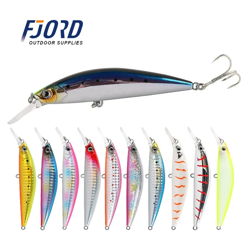 FJORD 29g Minnow Sinking Artificial Bait Fishing Minnow Bass Lures for Saltwater