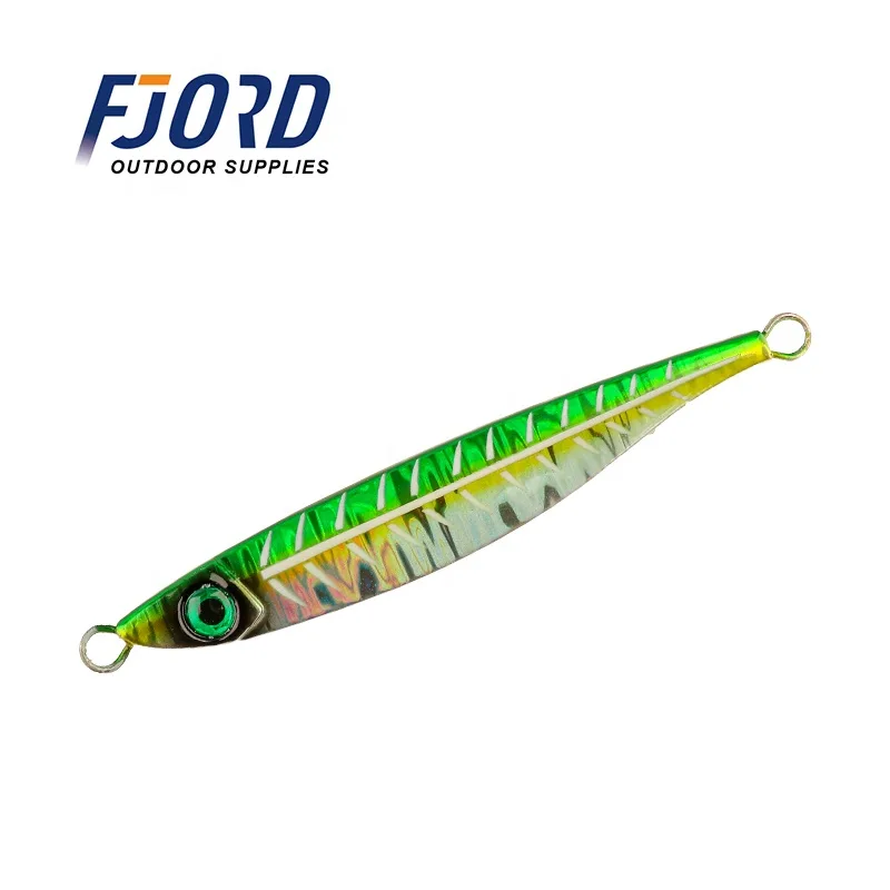 FJORD Slow Jig Lure Artificial Hard Bait Fishing Lures Saltwater 60g 80g 100mm 110mm Jigging Lure Metal Lure Kit for River/Lake