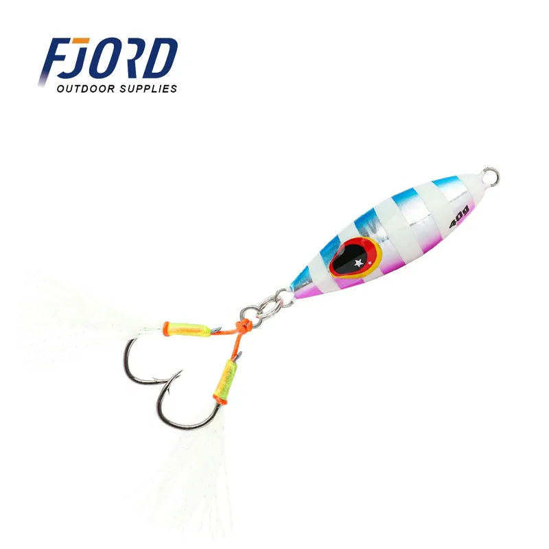 FJORD Metal Jig Fishing Lures 30g/40g/60g 54mm/64mm/74mm River Lake Stream Artificial Hard Bait