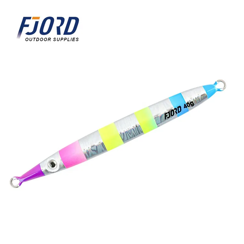 FJORD Lure Fishing Jig Fishing Lures Saltwater Sea Metal Jig Fishing Lures 30g 40g 90mm 100mm