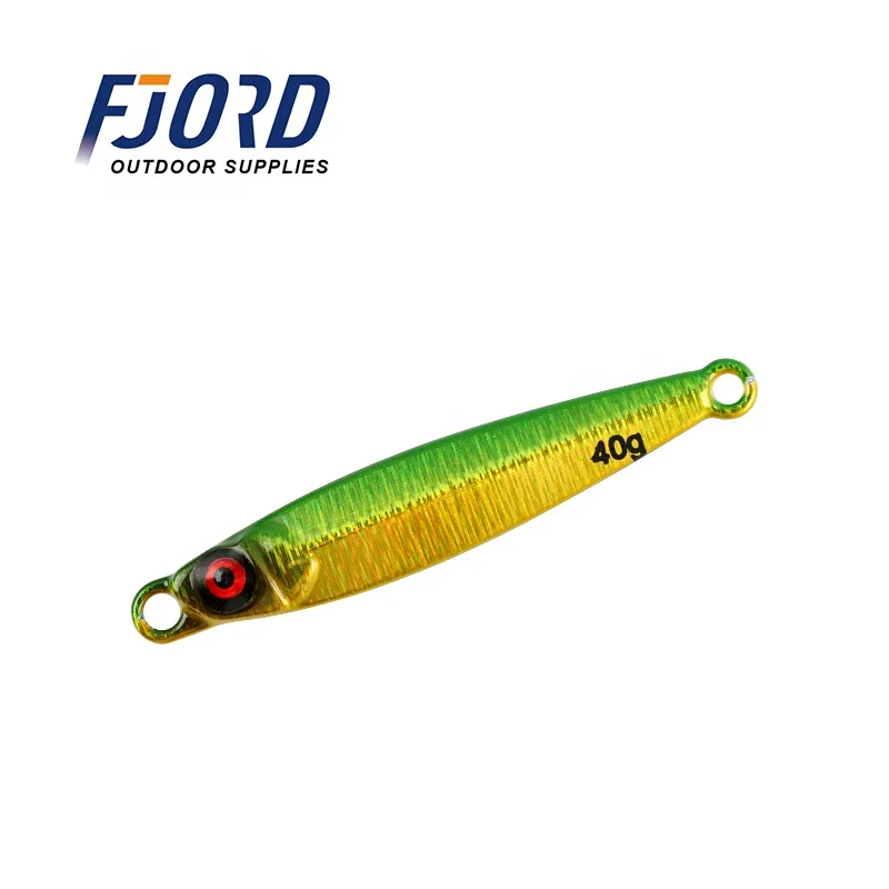 FJORD Tungsten Metal Jig Lure Kit for Bass Fishing in Stream River & Lake with 10g-120g Weights