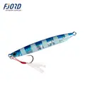 FJORD Slow Pitch Jigging Lure Metal Lead Slice Fishing Hard Bait 40g 60g 85mm 100mm Bass Fishing River Lake Stream - photo 1