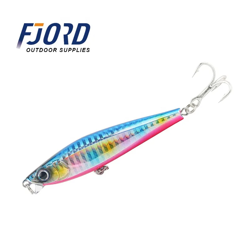FJORD Long Casting 20g 85mm Sea Fishing Lure Sinking Bait Artificial Fishing Lure Pencil Minnow for Saltwater