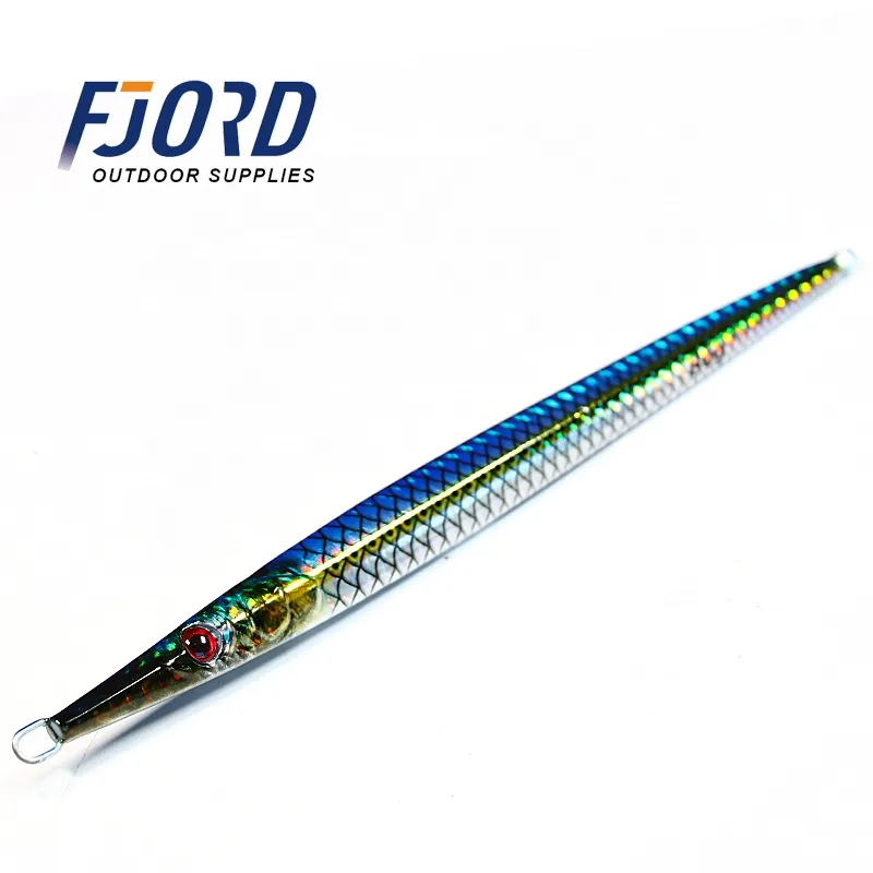 FJORD Stock Jigging Lure Fast Sinking Vertical 80G 100GJig Lure Mould Metal Head Jig Lure