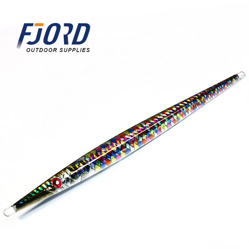 FJORD Customized Jigging Lure Fast Sinking Vertical 80g 100g Jigs Lure Mould Metal Head Jig Lure