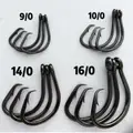 FJORD High Carbon Steel Tuna Shark Hooks Strongest Black Nickle  Circle Hooks - photo 2