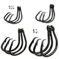 FJORD High Carbon Steel Big Fish Hook Shark Stronger Black Nickle Hooks Circle Shark Hooks - photo 4