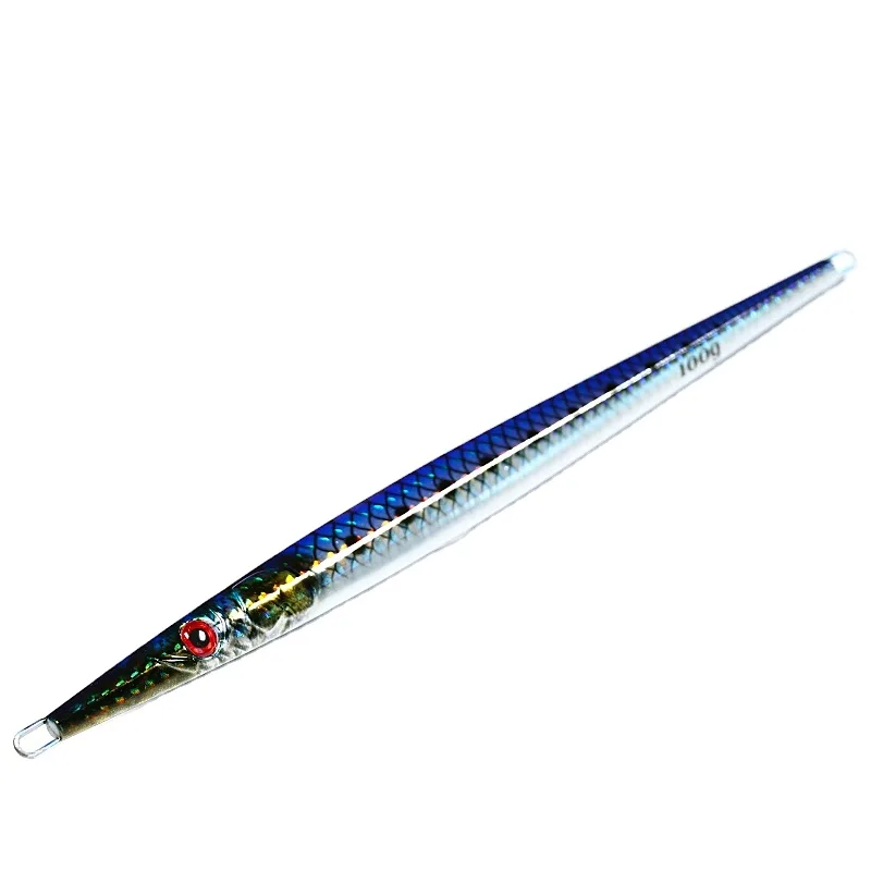 FJORD New Products 80g 100g Speed Jig Lure Vertical Jigs Super Long Casting Needle Jigs Fishing Lure With 3D Colors