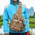 FJORD FJ Y13 Nylon Waterproof Two-layer Outdoor Fishing Tackle Backpack Single Shoulder Portable Fly Fishing 955g - photo 2
