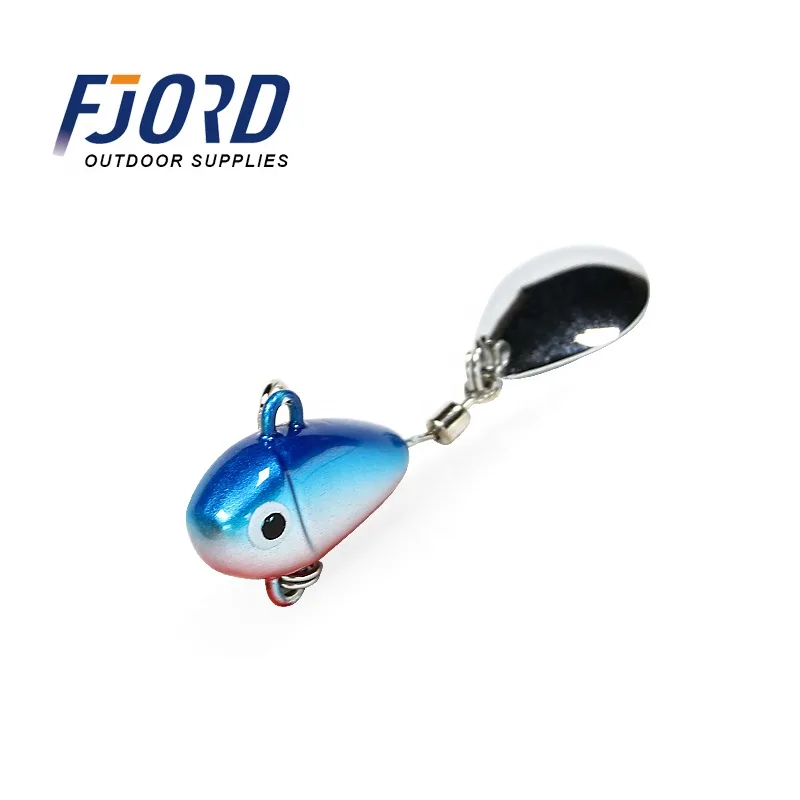 FJORD Vib Fishing Lures Mini Saltwater Lead Artificial Hard Bait Metal Vib Bait Lure Kit for Lake River & Stream