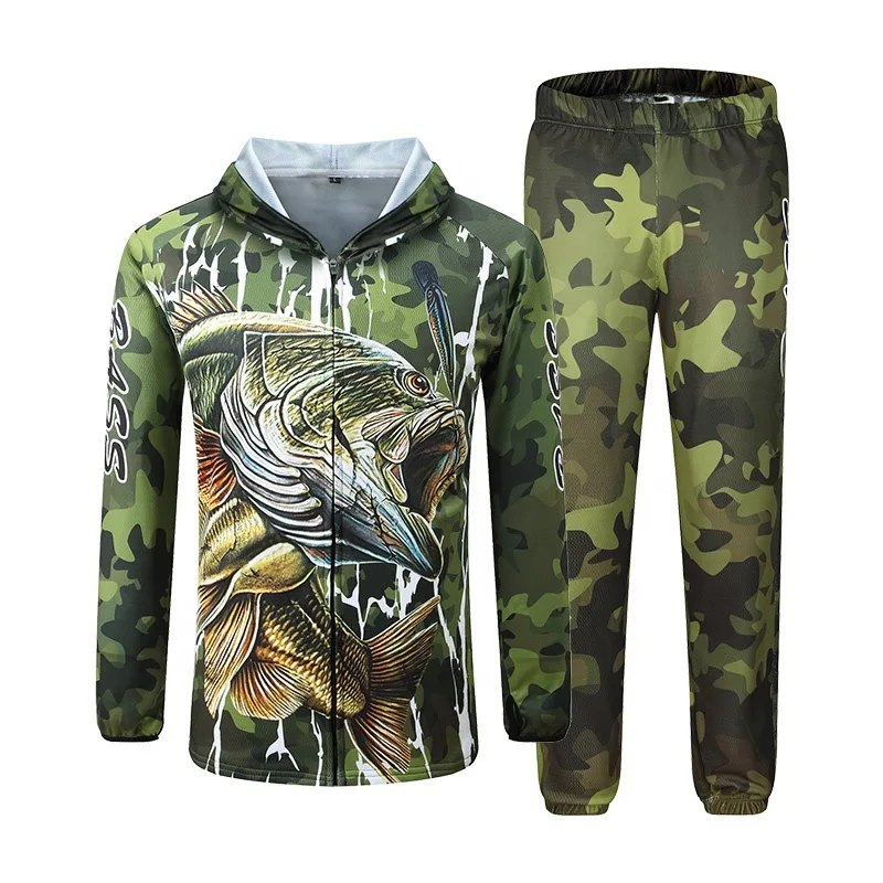 FJORD Wholesale Long Sleeve UV Fishing Shirts Breathable Fishing Hoodies