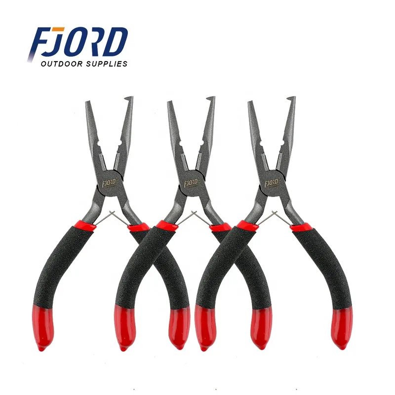FJORD Small Cutting Pliers Split Rings Multi Function Stainless Steel Braid Pliers