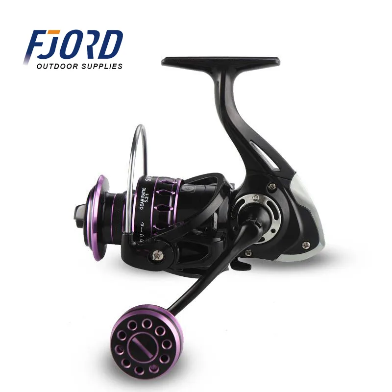 FJORD OEM 2000-7000 Reel Fishing Deep Sea Japan Used Fishing Reel Spinning Full Metal Body Fishing Reel