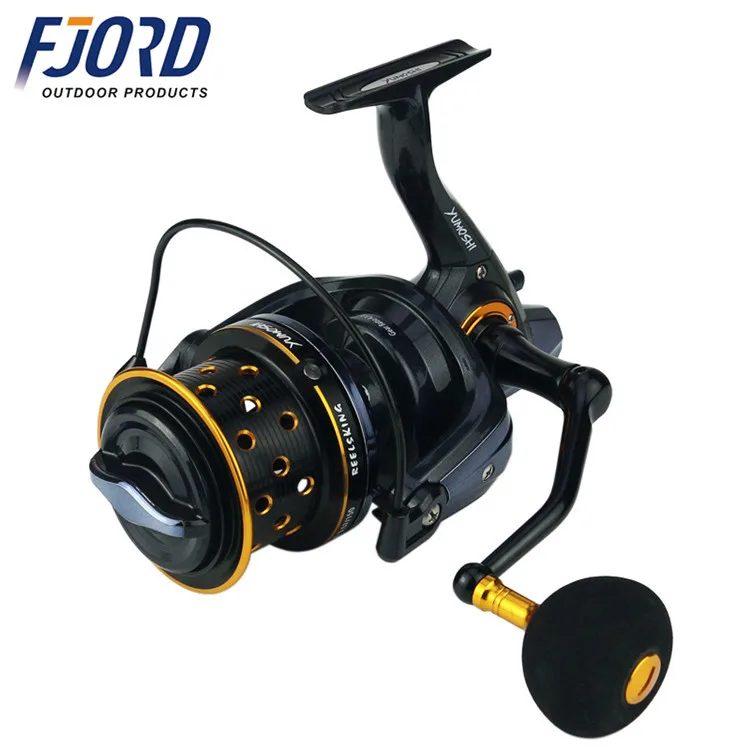 FJORD Left Hand Spinning Reels Stainless Steel Saltwater River/Lake Fishing 14+1BB Sea Bass Wholesale