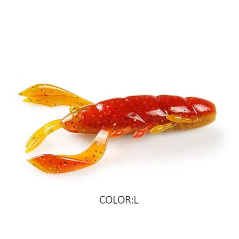 FJORD Shrimp Lures Sea Fishing Soft PVC Bionic Bait 8.5cm 11.5g for Lake Stream & River