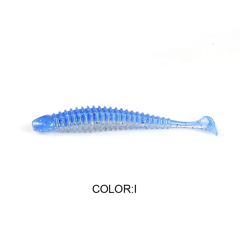FJORD Bass Fishing Lures Slice Worm PVC Soft Bait Insect Long Tail 6.2cm/7.5cm/9cm Artificial Saltwater Lake River Stream