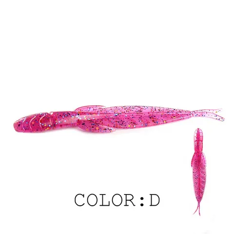 FJORD Worm Lure Soft PVC Long Tail Slice Insect Bait Fishing Lures Saltwater Freshwater River Lake Stream 7.8cm 1.42g