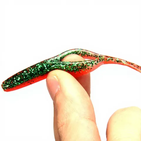 FJORD Soft Plastic Fishing Lures 7.5cm 1.8g Silicone Worm Bait for Seabass River Lake & Stream Use Without Hooks Model FJL77903