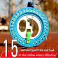 blue hollow wheel+100m line