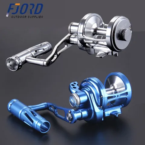 FJORD Spinning Reel Customized Drum Reel Wheel Saltwater Jigging Bait Casting Stream River Lake Left Hand 4.9:1 Gear Ratio 9+2BB