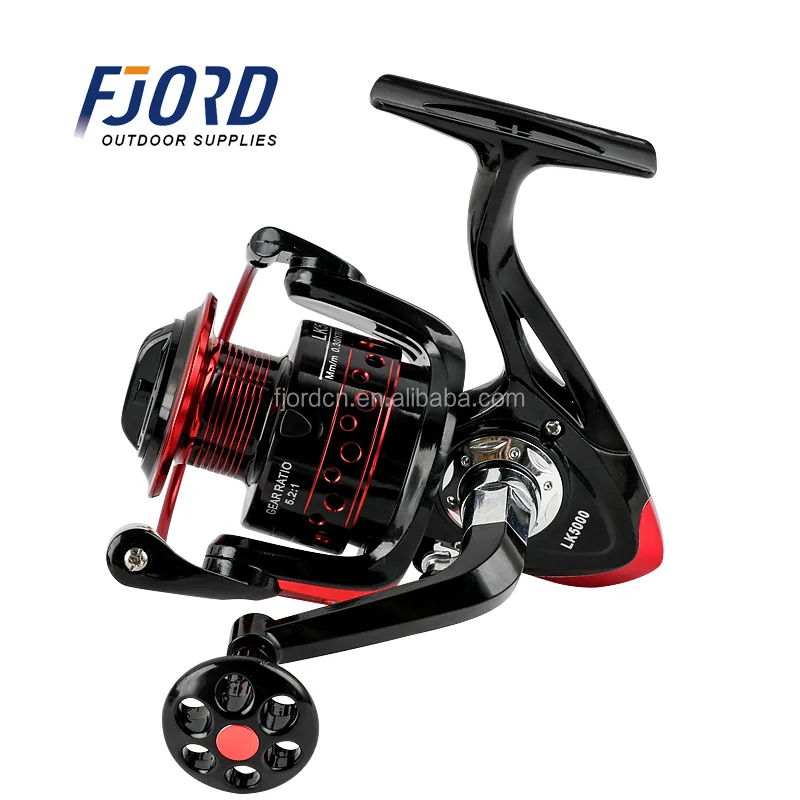 FJORD Spinning Reels Fishing Saltwater Stream River Lake 5.2:1/4.7:1 Gear Ratio Stainless Steel Left Hand Carp Fishing Tackle