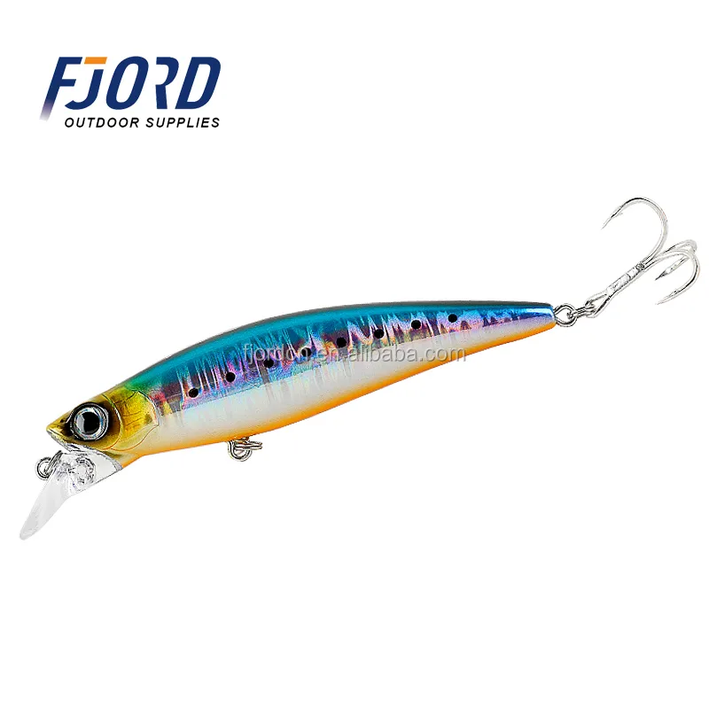 High Quality FJORD 90mm Hard Minnow Lure 31gr Sinking Saltwater Fishing Bait for Trout Bass Tuna Carp for Sea Fishing