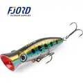 FJORD Wholesale Fishing Popper Lure Topwater Lure 14g 80mm Floating Poppers Artificial Bait - photo 7
