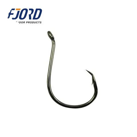 High Carbon Steel Circle Hooks Strong Black Nickel Tuna Shark Fishing Hooks Saltwater Rigging