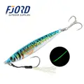 FJORD Stock Wholesale Jigging Lure 20 Gram 40g 60g 3D Printing Metal Jig Lure Fishing Baits - photo 6