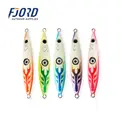 FJORD New Stock 200g Jig Lure with Led Light Lead Jigging Lure Deep Sea Slow Pitch Jigs Lures - photo 7