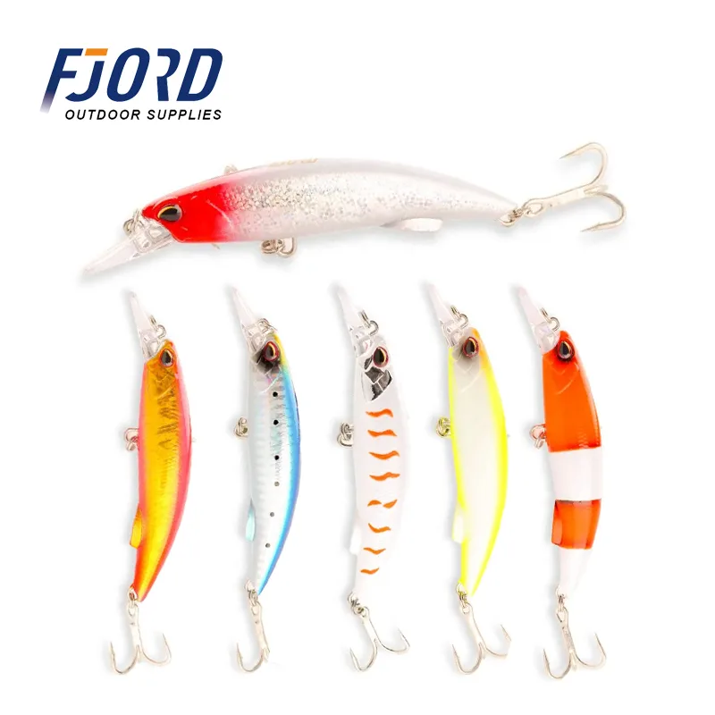 FJORD Customization 90mm 40g Minnow Big Game Lures Sinking Lure Minnow 40g 90mm Casting Fishing Lure Bait Hard Saltw