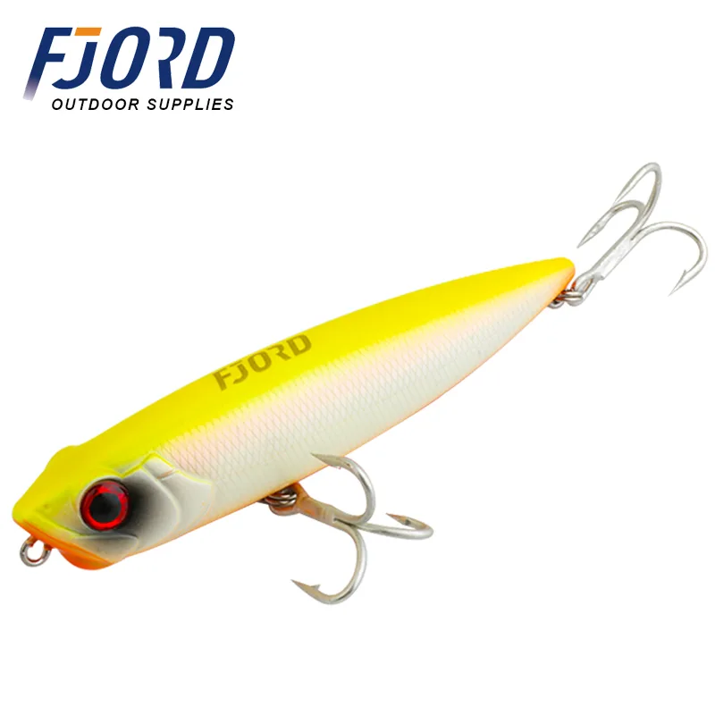 FJORD Customized Top Water Fishing Lure 110MM 22G Pencil Lure Saltwater Lures Fishing