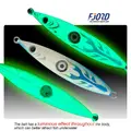 FJORD 2024 New LED Jig Lure 200g Saltwater Heavy Jig Full Glow Jigging Lures for Deep Sea - photo 8