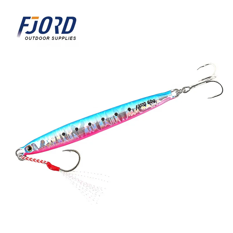 FJORD OEM Vercial Jigging Lures 40g 60g 95mm 110mm Saltwater Jigging Lures Fishing Lure Metal Jig