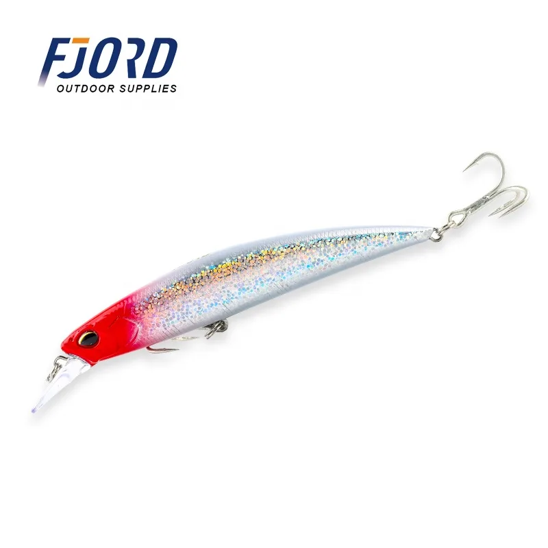 FJORD Customized Wholesale Minnow Lure 110s 27g Deep Minnow Big Game Lures Salt Water Sea Fishing