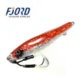 FJORD Customized Wholesale 100g Glowing at Dark Water Fishing Lure Jig Metal Slow Jig Lure for Saltwater - photo 2