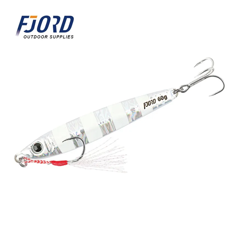 FJORD Classic Lure Jig 3D 40g 60g Cast Metal Jig Fishing Lure Sea Fishing Jigs