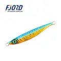 FJORD OEM Cast Metal Jig Luminous Fishing Lure Sea Fishing Jigs 60g 80g 100mm 110mm Metal Saltwater - photo 1