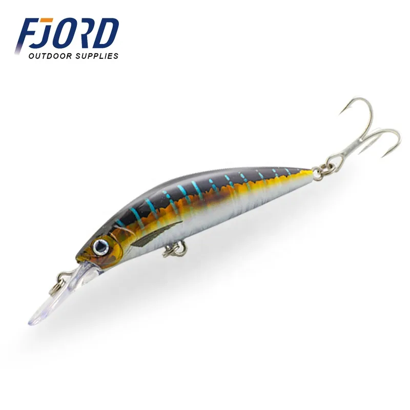 FJORD 3D Printing Color Sinking Minnow Lure 17g 70mm Glowing Saltwater Lures