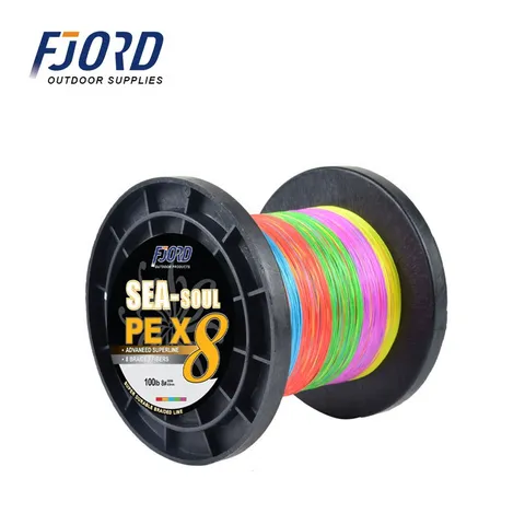FJORD 500m 300m 150m 4X 8X 9X Strong PE Fishing Line Power Multifilament Fishing Line for Deep-sea Fishing