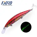 FJORD Luminous Minnow 90mm 29g Bass Lure with 3D Colors UV Sinking MINNOW - photo 7