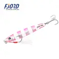 FJORD Hot Sale 40g 60g Metal Jigging Lure Saltwater Jig Hard Glow Fishing Lures  for Shore Casting Sea Fishing Lures - photo 5