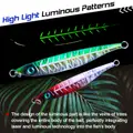 FJORD Customized 40g 60g 80g Glowing Metal Slice Jig UV Fishing Jigs for Slow Pitch River Lake Stream & Saltwater - photo 10