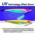 FJORD Hot Sale UV 40g 60g Glow Metal Fast Jig Lure Saltwater Fishing Lures Treble Hook Casting MetalJig - photo 10