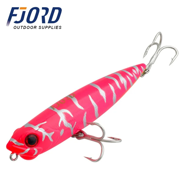 FJORD High Quality Customized Plastic Lure 110mm 22g Floating Saltwater Pencil Lure for River Lake Stream Artificial Hard Bait