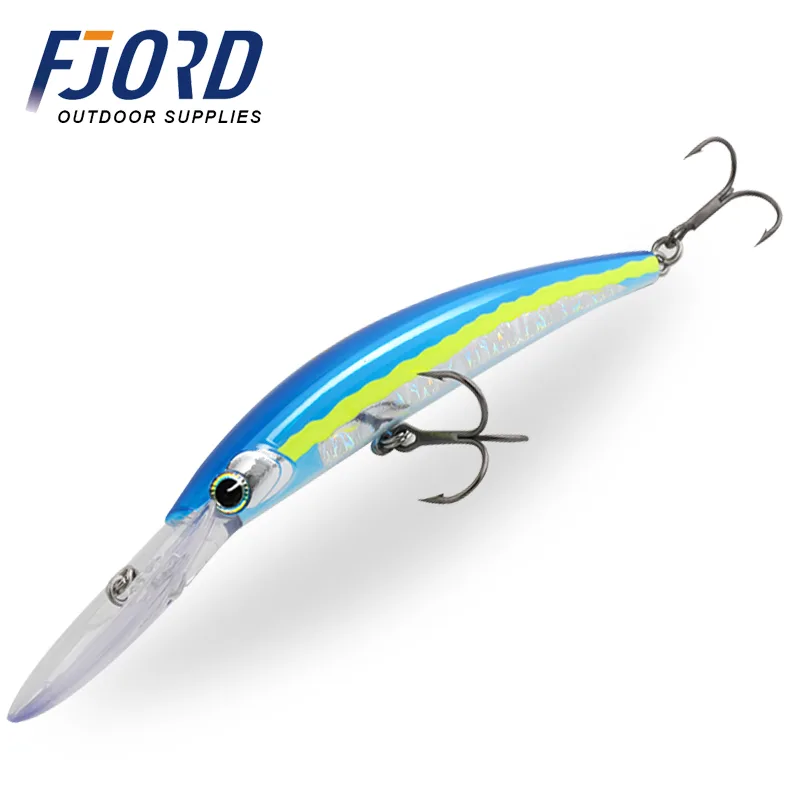 FJORD New Color Floating Minnow Fishing Lure 17g 110mm Saltwater Lure Bass Trolling Lures for Sea Fishing