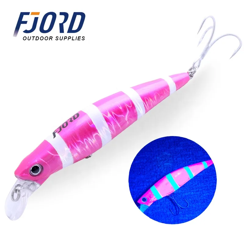 FJORD New Colors 31g 90mm Fishing Minnow Lures Saltwater Bass Lures Sinking Minnow for Long Casting