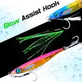 FJORD New Colors Glowing Jig 40g 60g UV Metal Jigging Lures for Saltwater Fishing - photo 10