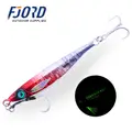 FJORD New Colors Glowing Jig 40g 60g UV Metal Jigging Lures for Saltwater Fishing - photo 3